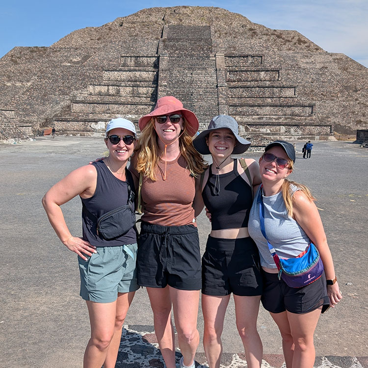 Girls at the Pyramids